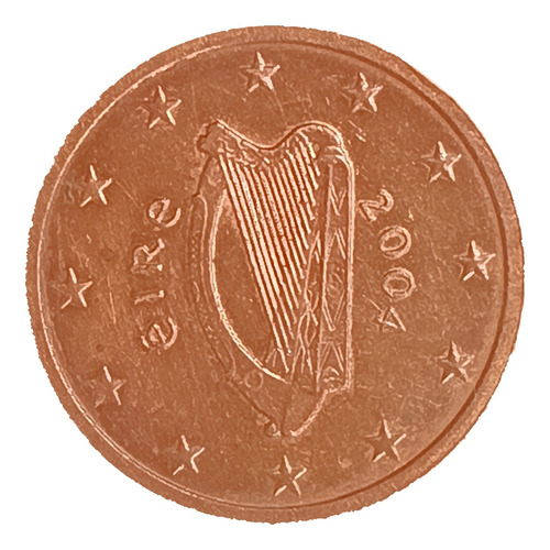 Irlanda 2 Cents 2004 Excelente Km 33 Arpa