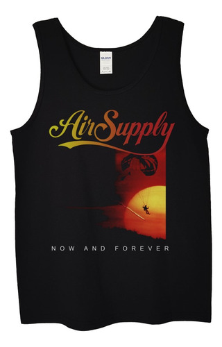 Polera Musculosa Air Supply Now And Forever Rock Abominatron