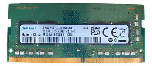Memoria Ram Laptop 8gb Ddr4 Samsung M471a1k43cb1-crc (Usado)