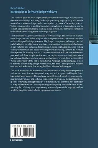 Book : Introduction To Software Design With Java -...