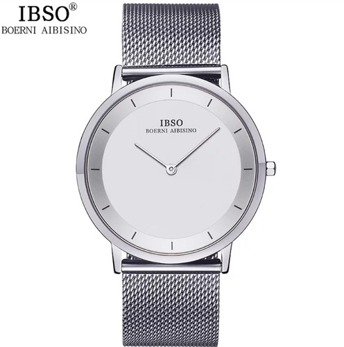 Reloj Ibso Ultrafino White Space Hombre Moda Masculina 2019