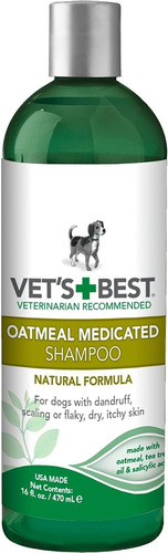 Shampoo Para Perros Medicado Piel Seca Vets Best 16 Oz