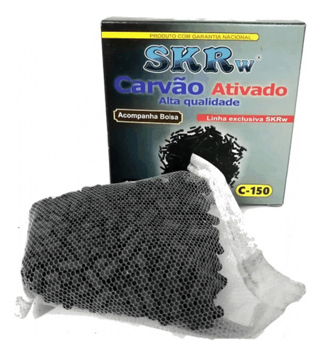 Skrw Carvão Ativado Peletizado Com Bolsa - C-150 -150g