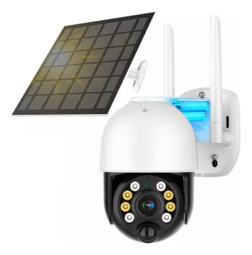 Câmera De Segurança Wifi Energia Solar Monitoramento Ip66