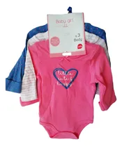 Comprar Bodys Manga Larga Para Niñas, Niños Y Bebes