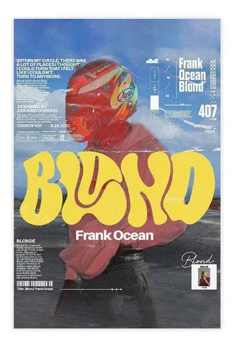 ミュージシャン 032c 2017/2018: FRANK OCEAN POSTER Frank Ocean Poster (5)blonde Rapper Music Album Cover | MercadoLivre