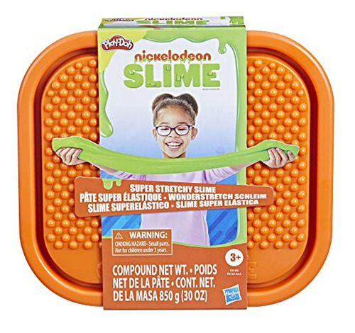 Play-doh Nickelodeon Slime Brand Compound Stretchy Green Tub
