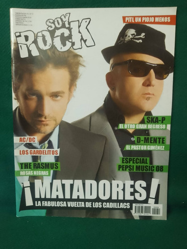 Revista Soy Rock 54 Fabulosos Cadillasc Ska-p Gardelitos