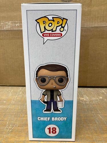Chief Brody 18 Jaws Funko Pop Cover Exclusive Original