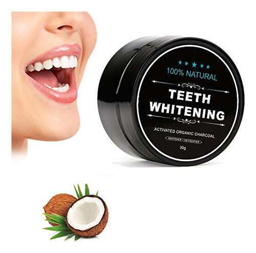 Teeth Whitening Original Carbón Activado Dientes Blancos!
