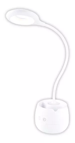 Lampara Velador De Escritorio Flexible Led Integrado 5w Usb