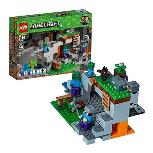 Lego Minecraft El Zombi Cueva Kit 21141 Edificio (241 Piezas