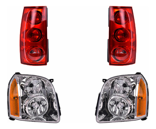 Calaveras + Faros Gmc Yukon 2007/2014 Depo