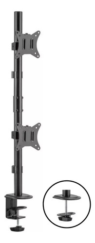 Suporte 2 Monitores Vertical Com Base De Mesa 13 A 32