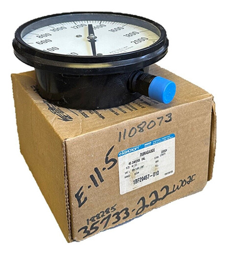New Ashcroft 45-2462ss-04l-2000 / 452462ss04l2000 Du Ccs