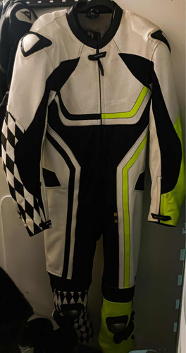 Traje De Moto Mono Cuero