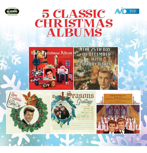 Cd: Cinco Álbumes Navideños Clásicos/álbum Navideño De Elvis