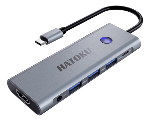 Hub Usb C 9 En 1: Hdmi, Pd 100w Y Puertos Versátiles