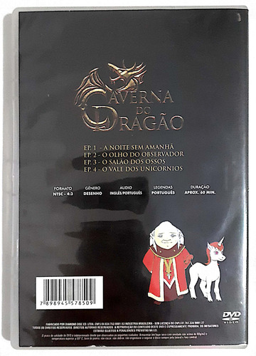 Dvd Caverna Do Dragão V1 - John Francis Daley. (Usado)