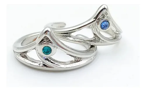 V Valorant - Anillos Ajustables Pareja Gamer Cosplay 01