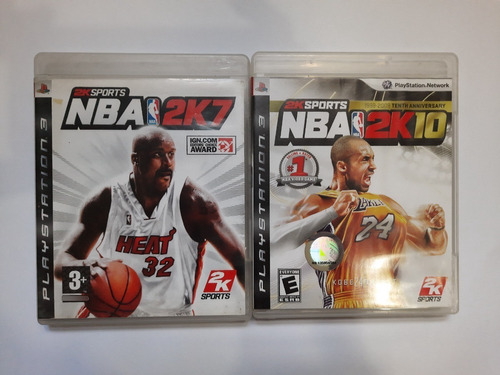 Nba 2k7 Y Nba 2k10 Juegos Originales De Ps3