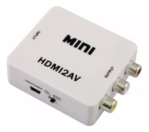 Convertidor Conversor Adaptador Rca + Sonido A Hdmi