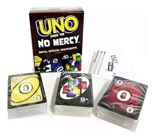 L Jogo De Cartas Uno No Mercy Para Crianças De 7 Anos Ou