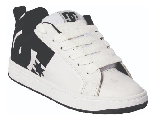 Zapatillas Dc Mujer Court Graffik Ss Blanco/negro
