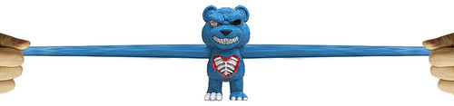Juguete Flexible Flexor Evil Bear Factory Oso Ronobe Grande