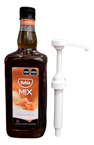 Almibar + Dosificador Regalo. Jarabes Syrups. Sabor Caramelo