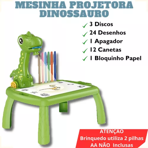 Mesa Infantil Projetora De Desenhos Dinossauro - Zoop Toys