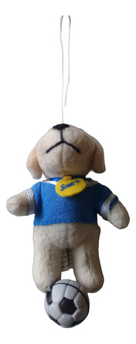 Mini Peluches De Perro Scott, Tema Futbol Barcelona Y Emelec