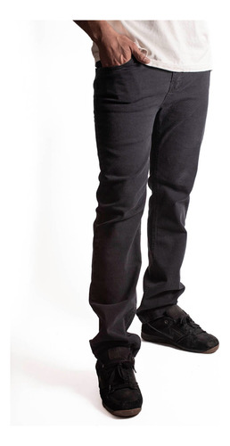 Imagen 2 de 3 de Pantalón De Jeans Woodoo 2008 - Negro Solido