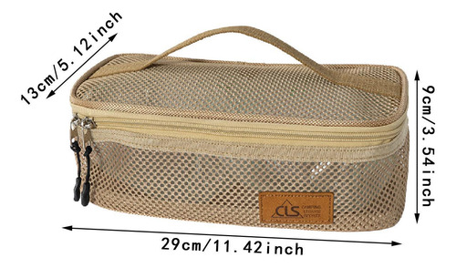 Camping Utensils Bolsa De Cocina De Almacenamiento Con Caqui