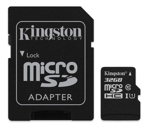 Memoria Micro Sd Kingston 32gb Con Su Adaptador