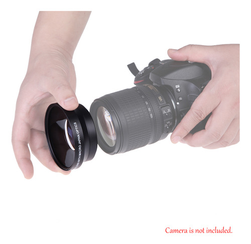 Lente Digital De Alta Definição De 67 Mm 0,45 × Super Grande