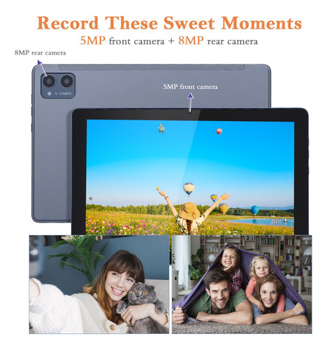 Tableta Android Real De 10 Pulgadas Con 3+64 Gb De Memoria
