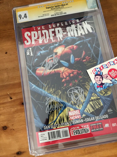 Comic Cgc - Superior Spider-man #1 Stan Lee Firma Dañado