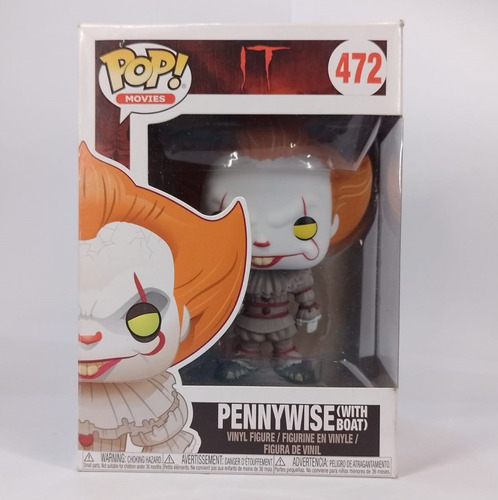 Funko Pop It Pennywise Bote #472  (yellow Eyes)