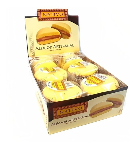 Alfajor Maicena Artesanal Nativo X12u