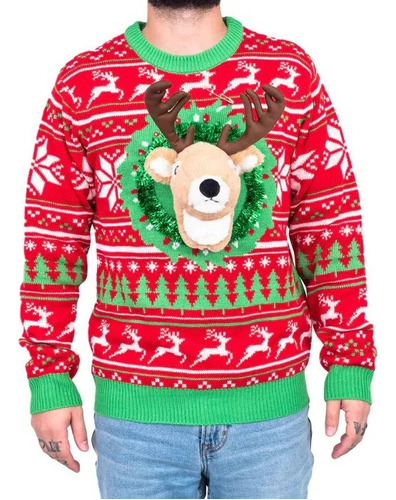 Suéter De Moda 3d De Navidad Para Hombre Y Mujer
