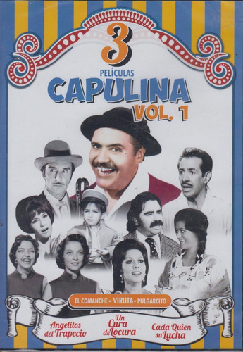 Capulina Volumen 1 Coleccion De 3 Peliculas Dvd