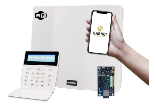 Alarma Domiciliaria Comunicador Ip-500 Wifi Internet Garnet