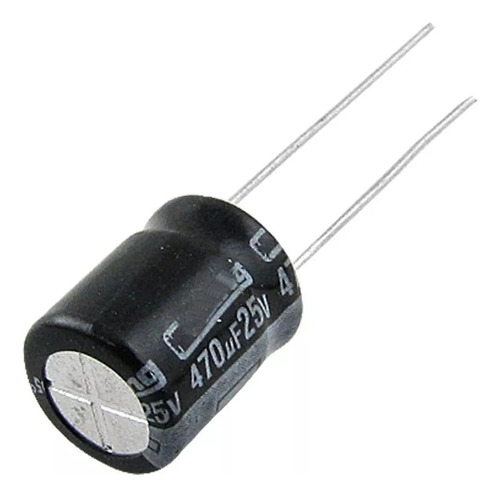 Condensador Capacitor Electrolítico 470uf X 25v Pack 5