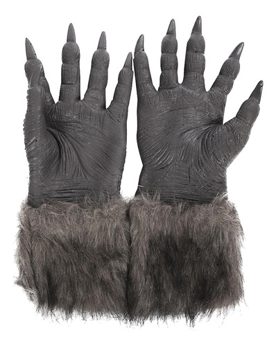 5 Guantes De Disfraz De Hombre Lobo Accesorio De Disfraz De