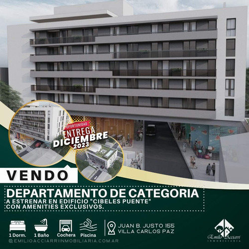 Vendo Departamento 1 Hab De Categoría A Estrenar Centrico