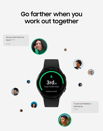 Reloj Inteligente Samsung Galaxy Watch 4 Con Monitor De Elec