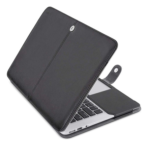 Mosiso Funda Para Laptop Estilo Libro De Cuero Sinttico Para