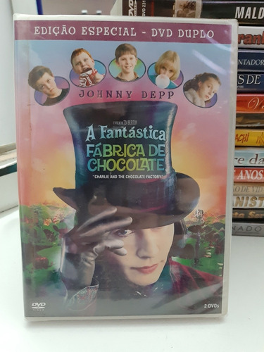 Dvd Do Filme A Fantástica Fábrica De Chocolate (lacrado)