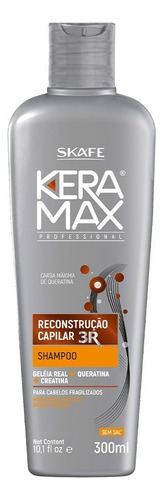 Shampoo Reconstrução Capilar 3r Keramax Skafe 300ml